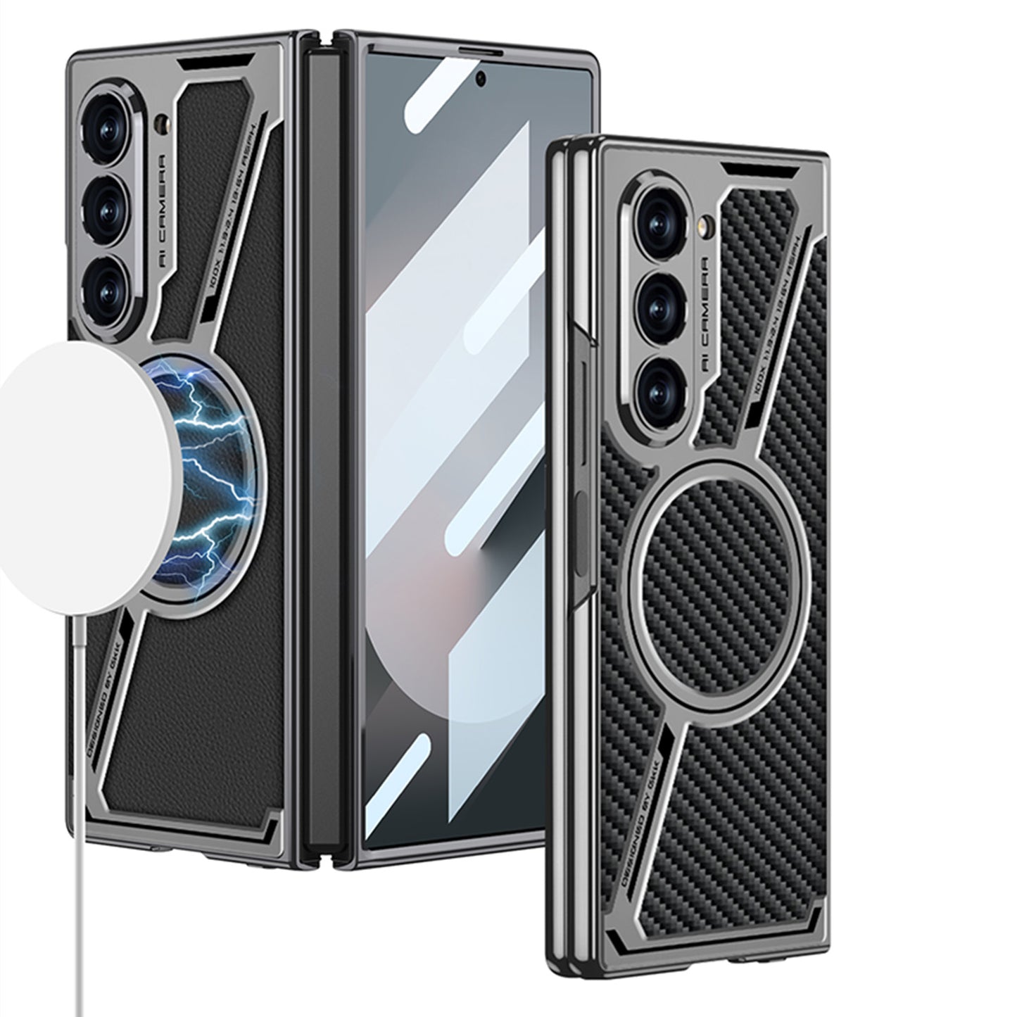 Stylish Z Shape Shell Membrane for Samsung Galaxy Z Fold Series