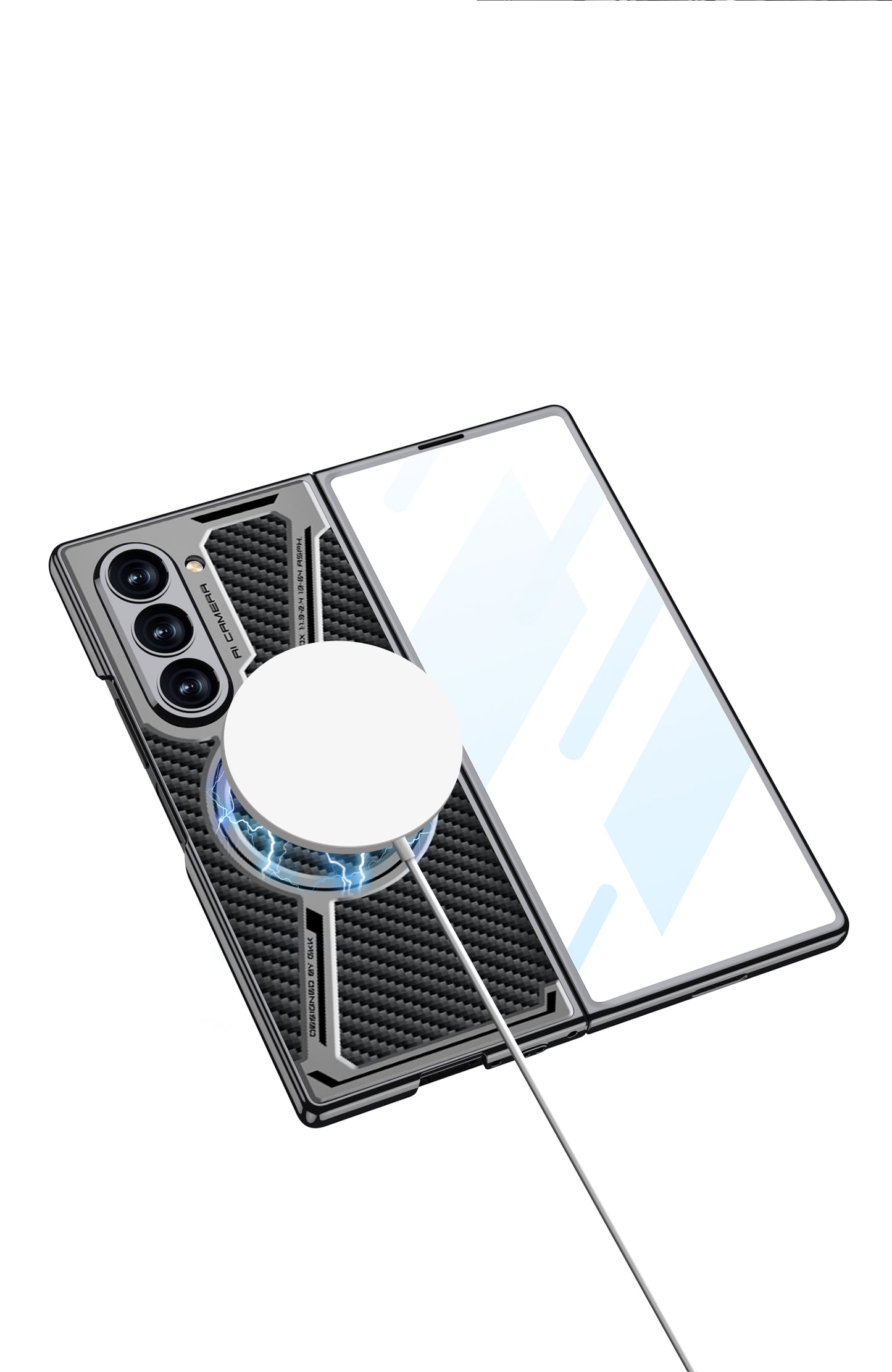 Stylish Z Shape Shell Membrane for Samsung Galaxy Z Fold Series