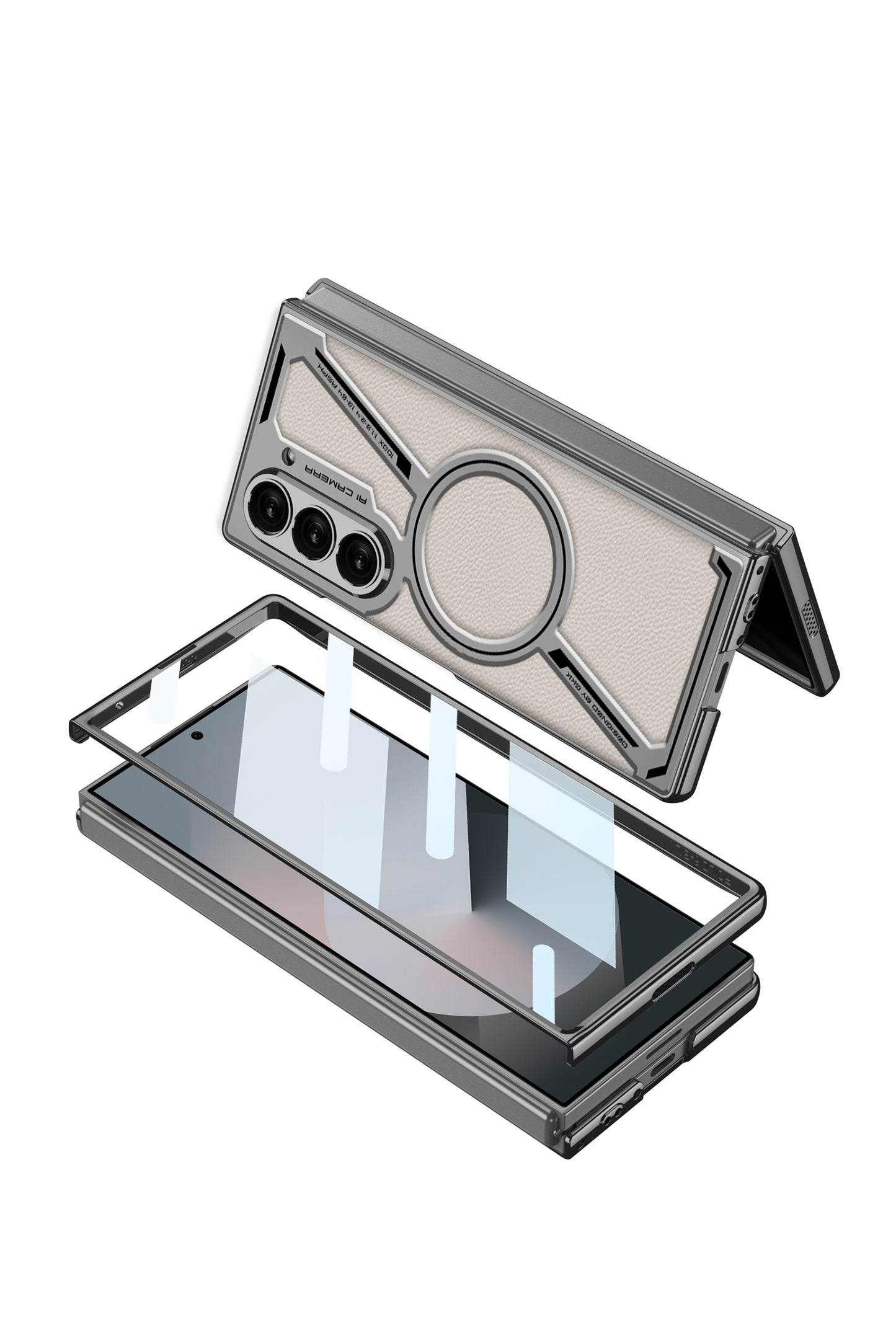 Stylish Z Shape Shell Membrane for Samsung Galaxy Z Fold Series