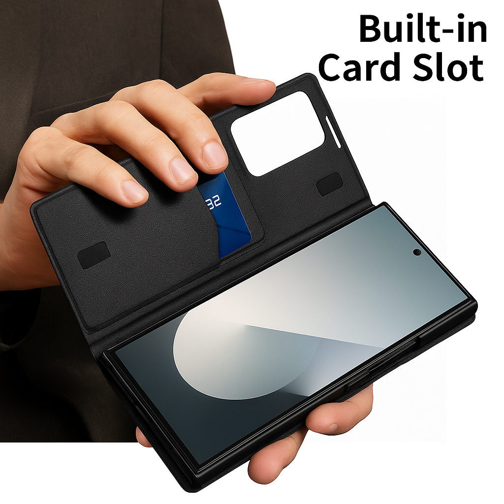 Smart View Wallet Case for Samsung Z Fold 7 & Fold 6 and S24/25 Ultra Series