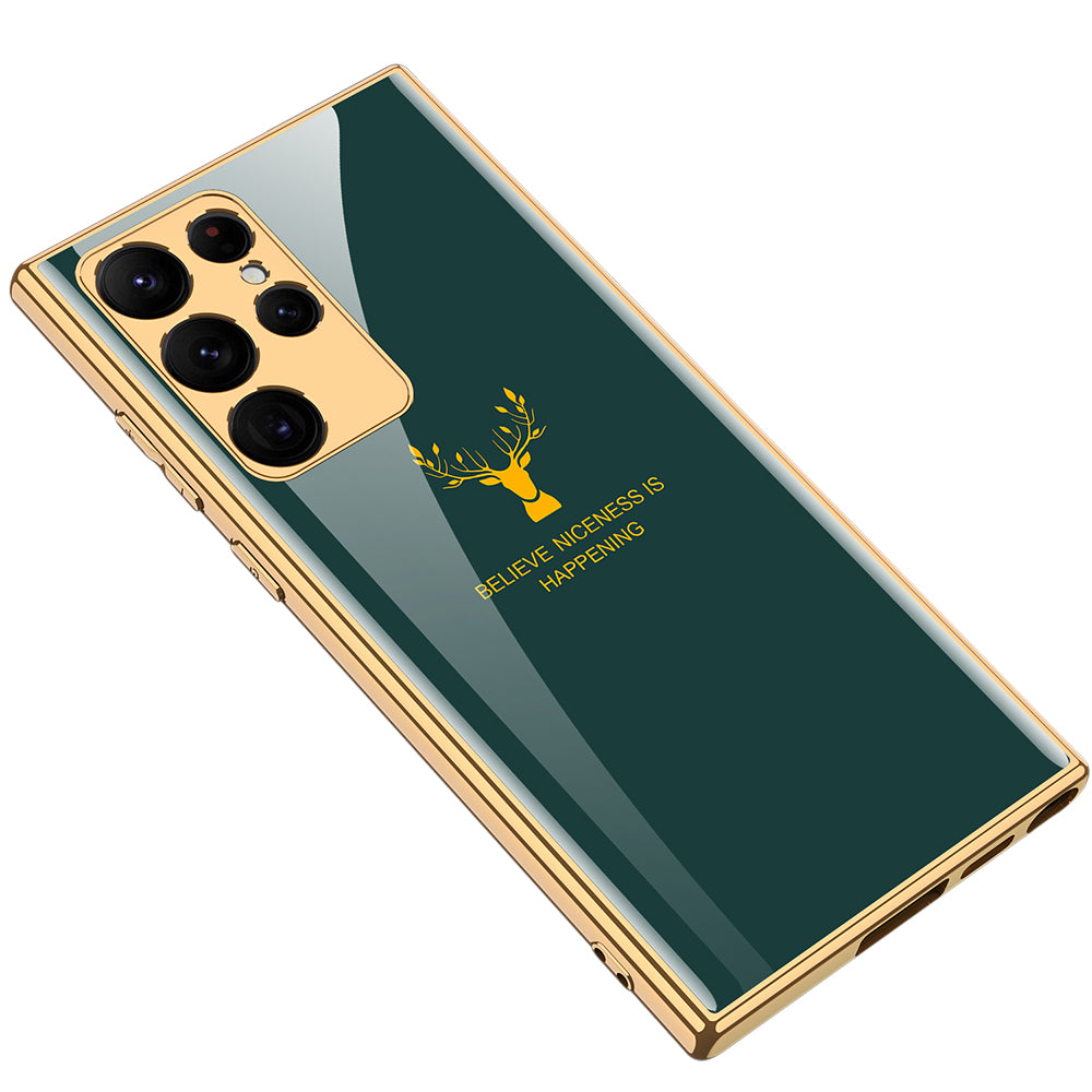 Samsung Galaxy S22 Ultra Deer Print Premium Covers