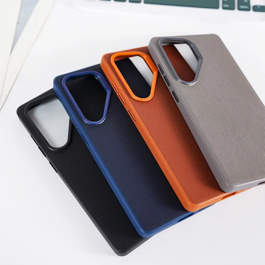 Premium Vegan Leather Textured Covers for S24 & S25 Series