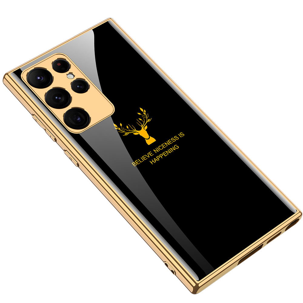 Samsung Galaxy S22 Ultra Deer Print Premium Covers