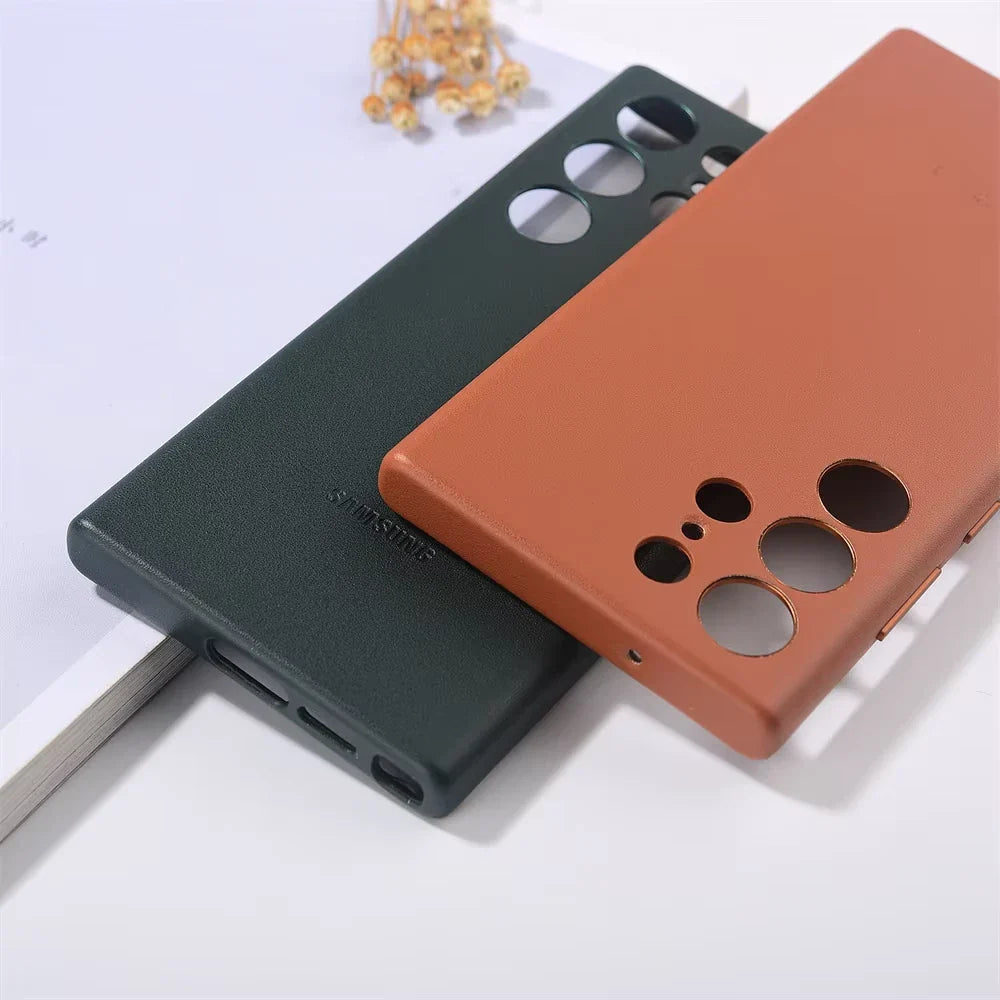 Luxury Leather Case for Samsung – Stylish Protection, Original Design