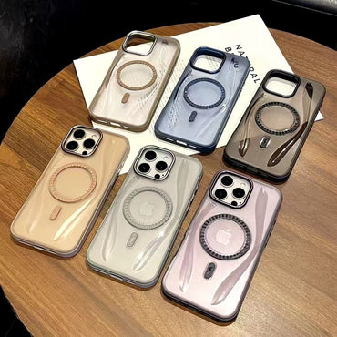 Beautifully DOYER'S LUX Mag Safe 2 in 1 Covers for I phone & Samsung Ultra
