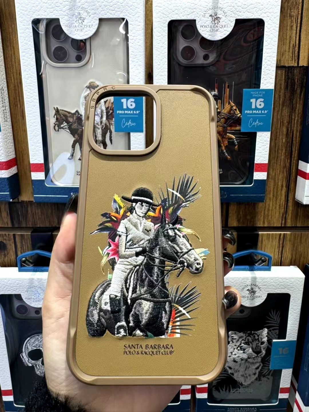 Beautifully Original U.S Polo Santa Barbara Cedric Series for I Phone 16 Pro Max & 16 Pro