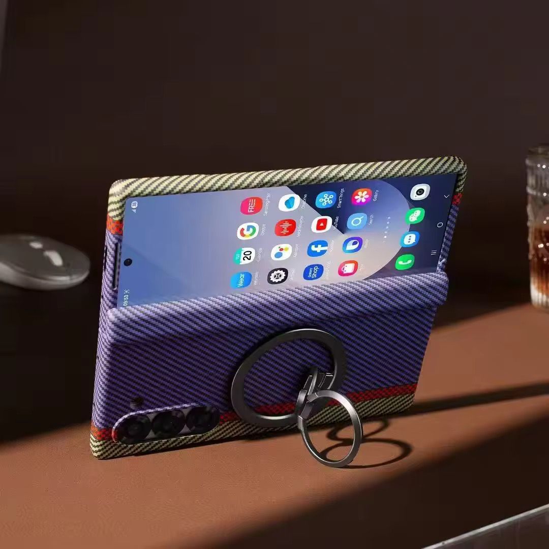 Magsafe Carbon Fibre Case with Hinge Protection For Galaxy Z Fold 7/Z Fold 6