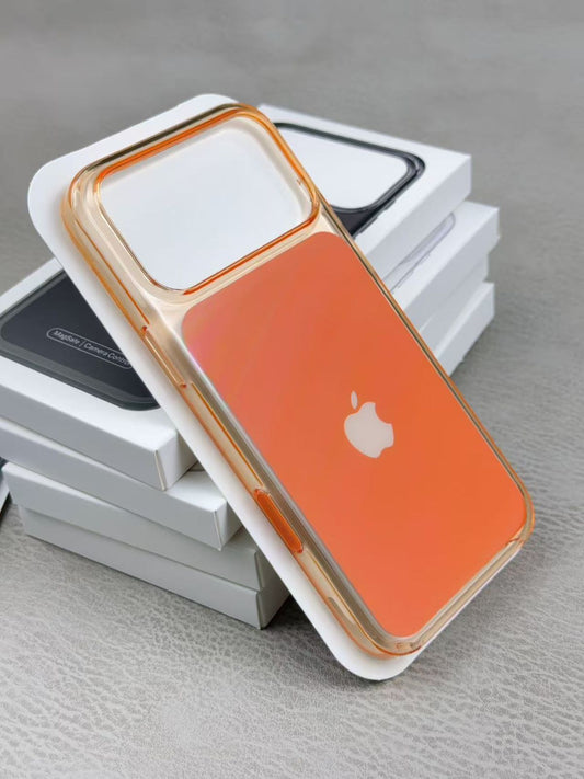 Crystal Clear IC MagSafe Case with camera button for iPhone 17 Series (Apple Logo)