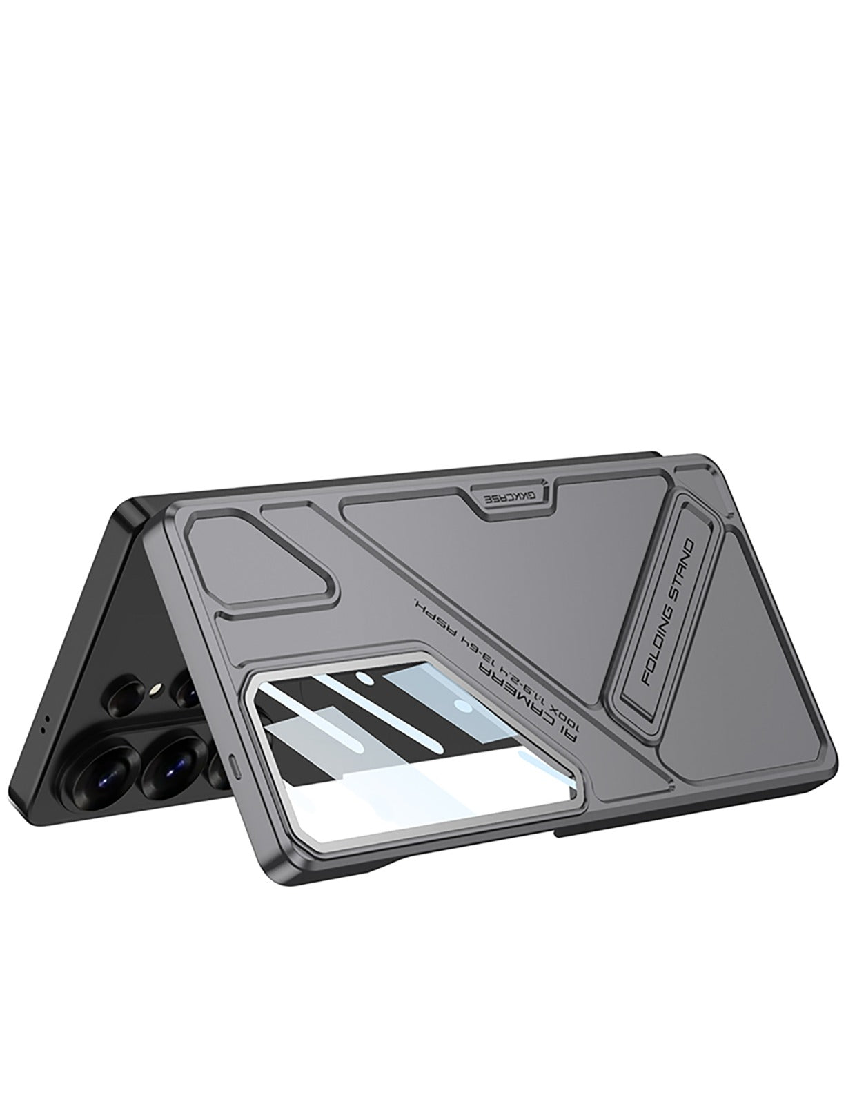 Camera Protected Stylish Cover with Kick Stand & Hinge Support for Samsung S26 Ultra
