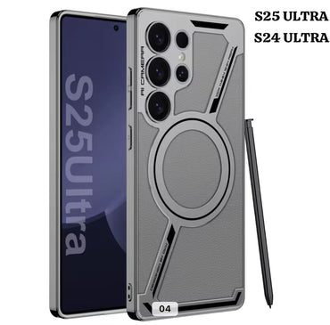 Stylish Z Shape Magsafe Shell Membrane for Samsung Galaxy S24U/S25U and Z Fold 5/Fold 6