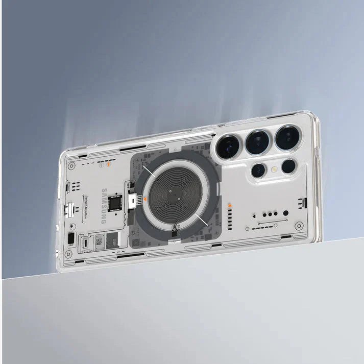 Stylish Circuit Board Magnetic Acrylic Case for Samsung - *PREMIUM*