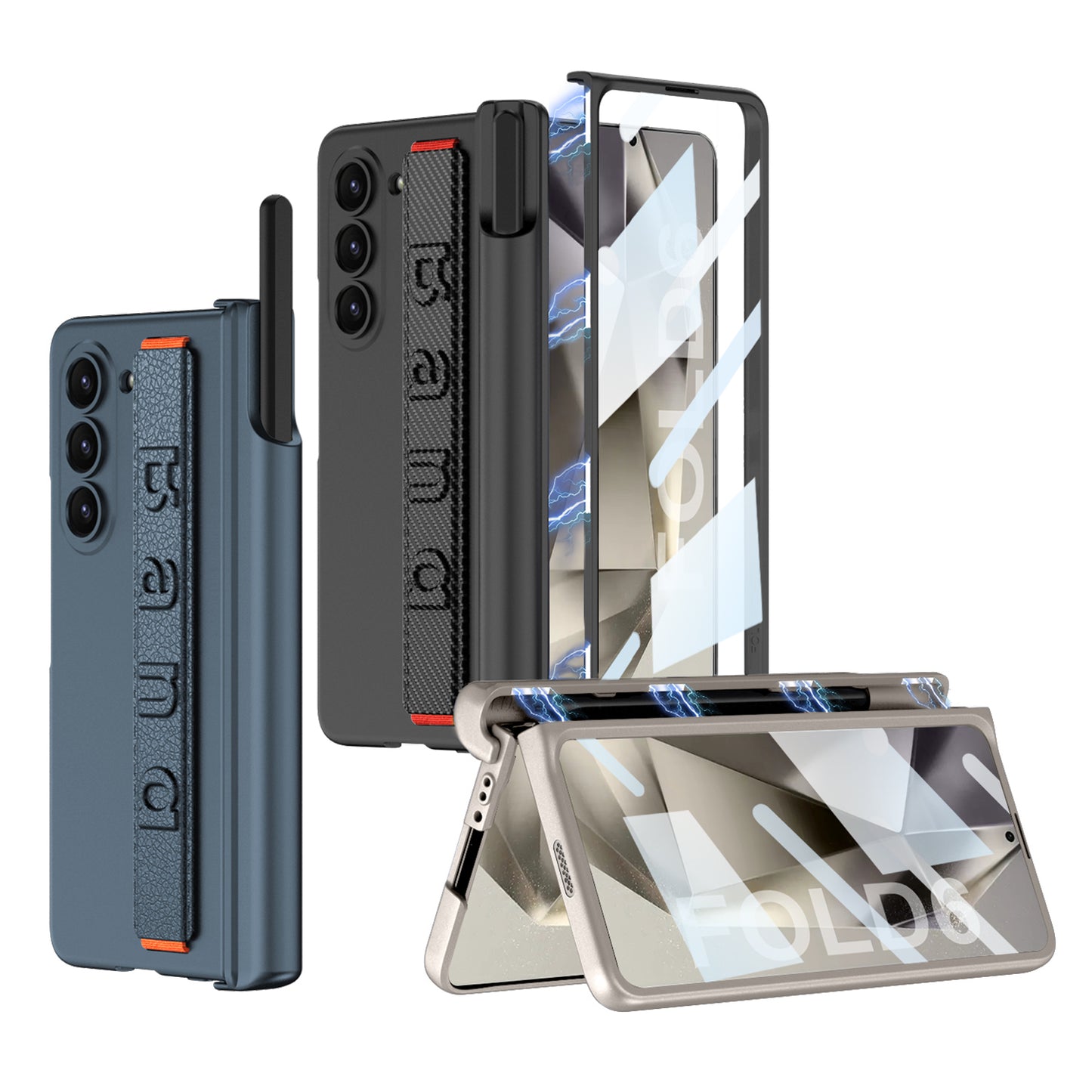 Dual Function Wristband Stand Case for Galaxy Z Fold Series