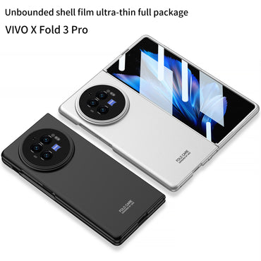 Ultra Thin Case for Vivo X Fold3 Pro | Full Body Hard Protection | Utra Thin Back Cover Case |  Front Tempered Glass Case |