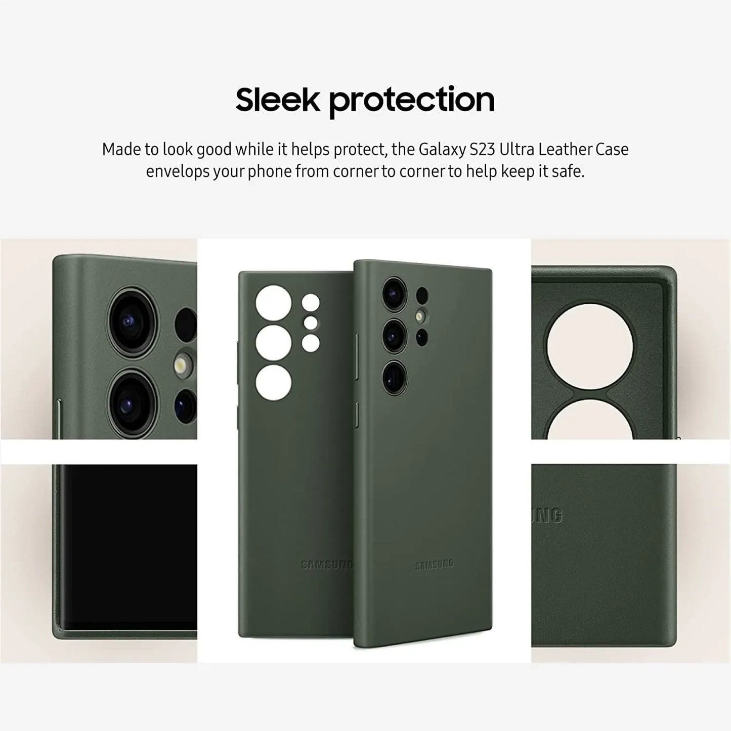 Luxury Leather Case for Samsung – Stylish Protection, Original Design