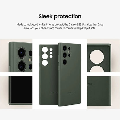 Luxury Leather Case for Samsung – Stylish Protection, Original Design