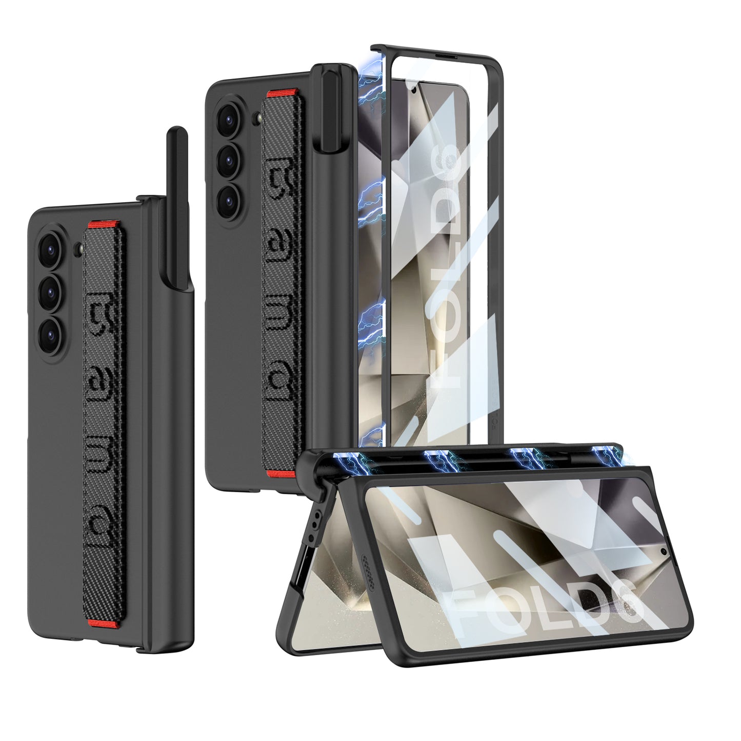 Dual Function Wristband Stand Case for Galaxy Z Fold Series