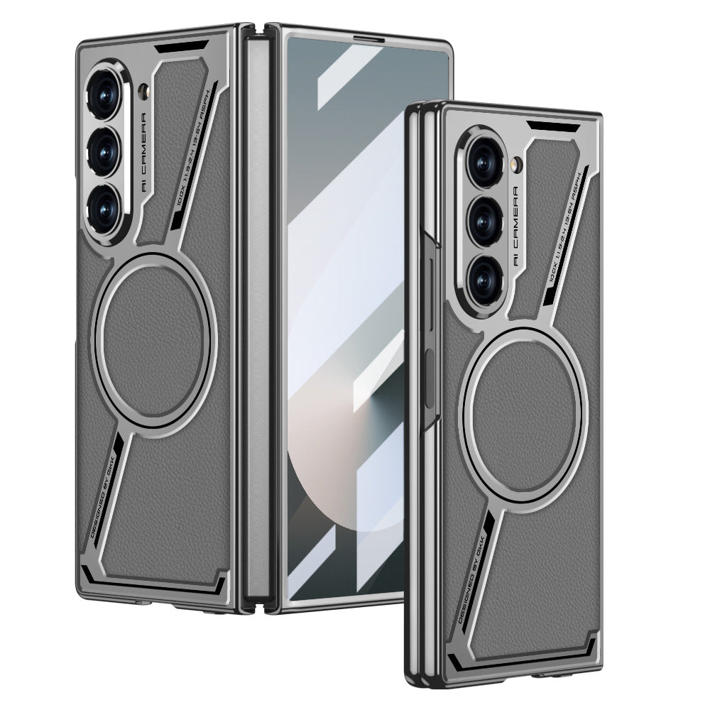 Stylish Z Shape Magsafe Shell Membrane for Samsung Galaxy S24U/S25U and Z Fold 5/Fold 6