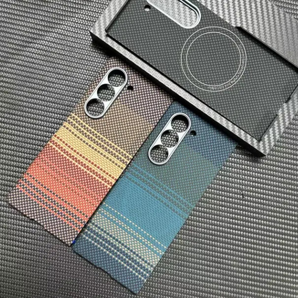 Real Carbon Fiber Aramid Case for Samsung Z Fold 6