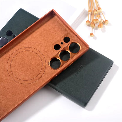 Luxury Leather Case for Samsung – Stylish Protection, Original Design