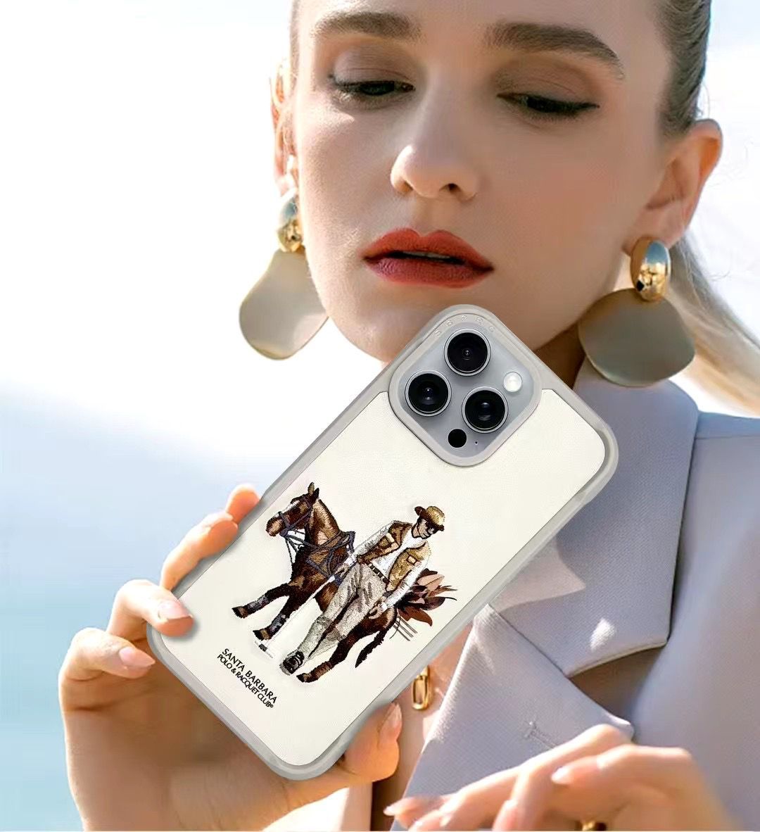 Beautifully Original U.S Polo Santa Barbara Cedric Series for I Phone 16 Pro Max & 16 Pro
