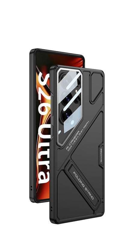 Camera Protected Stylish Cover with Kick Stand & Hinge Support for Samsung S26 Ultra