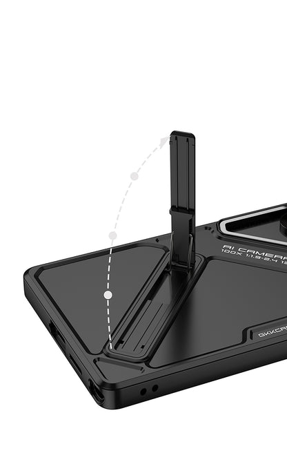 Camera Protected Stylish Cover with Kick Stand & Hinge Support for Samsung S26 Ultra