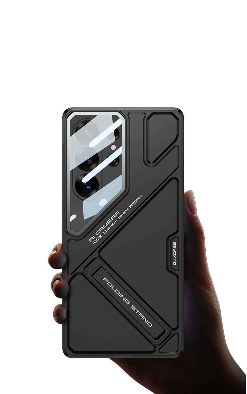 Camera Protected Stylish Cover with Kick Stand & Hinge Support for Samsung S26 Ultra