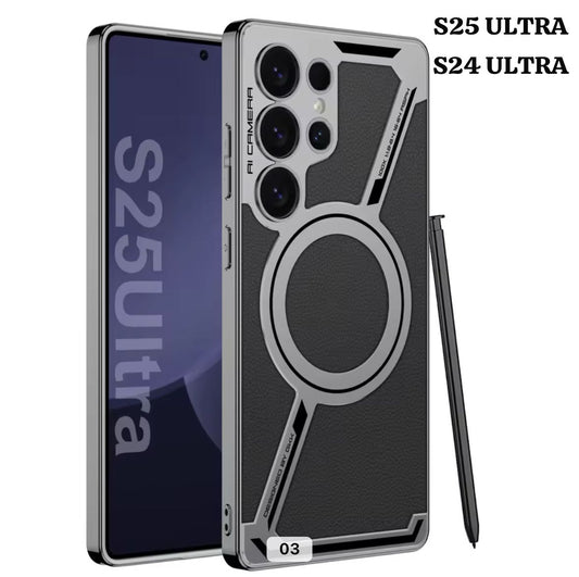 Stylish Z Shape Magsafe Shell Membrane for Samsung Galaxy S24U/S25U and Z Fold 5/Fold 6