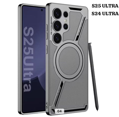 Stylish Z Shape Magsafe Shell Membrane for Samsung Galaxy S24U/S25U and Z Fold 5/Fold 6