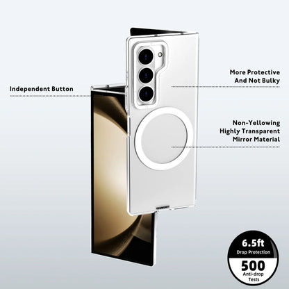 Original Youngkit Crystal Magsafe Case with N52 Magnetic support for Z Flip & Z Fold Series