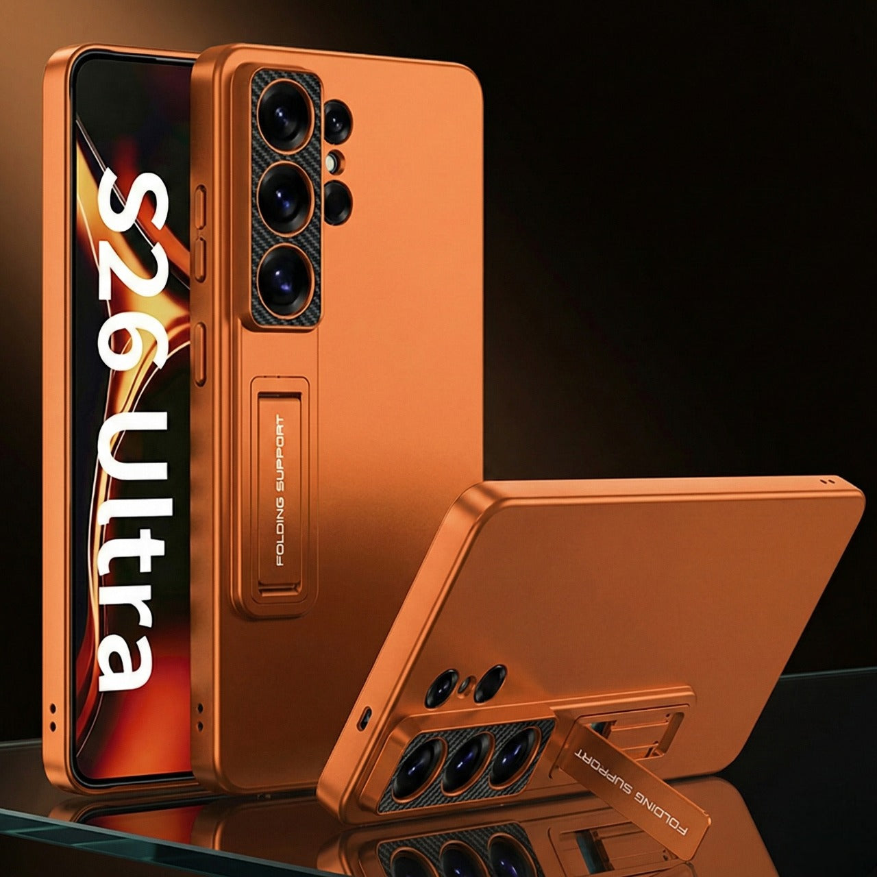 Samsung Galaxy Ultra Flip Wallet Card Case with Kickstand for S26 Ultra