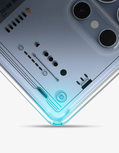 Stylish Circuit Board Magnetic Acrylic Case for Samsung - *PREMIUM*